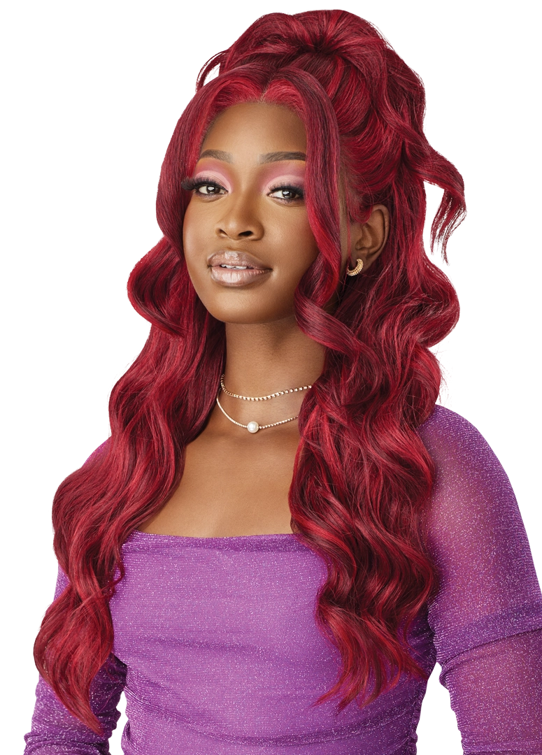 Outre Perfect Hairline Swoop Series Frontal Lace 13"x 4" HD Transparent Lace Front Wig Swoop 8