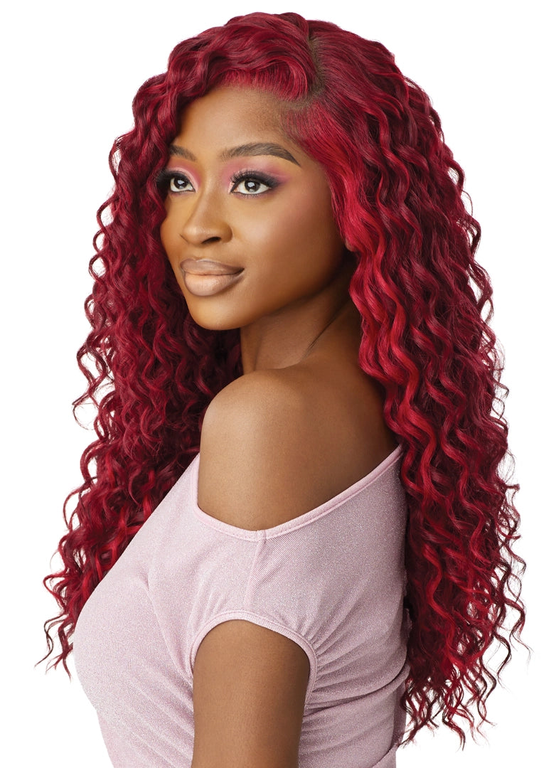 Outre Perfect Hairline Swoop Series Frontal Lace 13"x 4" HD Transparent Lace Front Wig Swoop 9