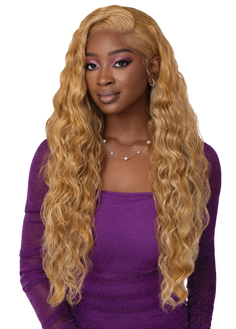 Outre Perfect Hairline Swoop Series Frontal Lace 13"x 4" HD Transparent Lace Front Wig Swoop 7 - Elevate Styles