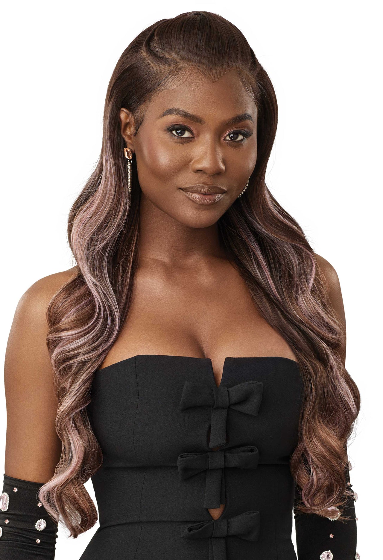 Outre Perfect Hairline True Frontal  13"x 6" HD Transparent Lace Front Wig Peak 701