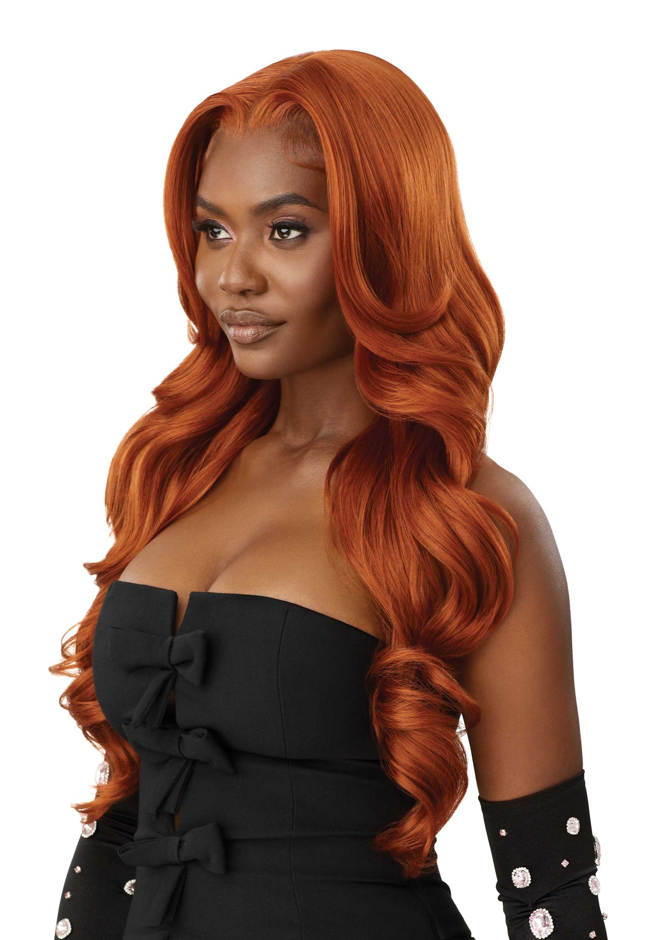 Outre Perfect Hairline True Frontal  13"x 6" HD Transparent Lace Front Wig Peak 701