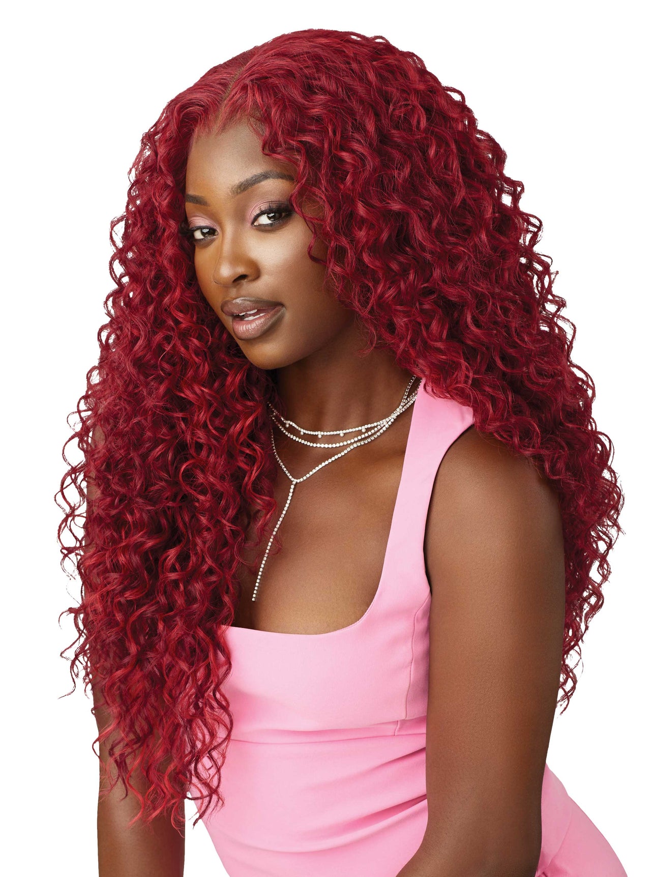 Outre Perfect Hairline True Frontal  13"x 6" HD Transparent Lace Front Wig Peak 703