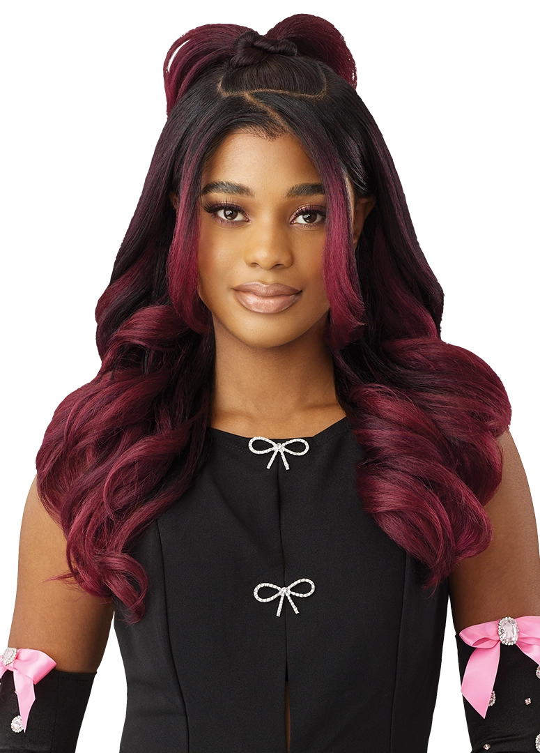 Outre Perfect Hairline True Frontal  13"x 6" HD Transparent Lace Front Wig Peak 704