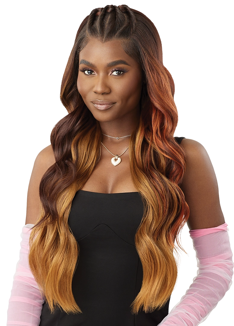 Outre Perfect Hairline True Frontal  13"x 6" HD Transparent Lace Front Wig Peak 705 QLPHLTFPK5