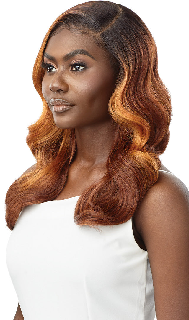 Outre Synthetic Sleek Lay Part HD Transparent Lace Front Wig Emmerie 20" - Elevate Styles