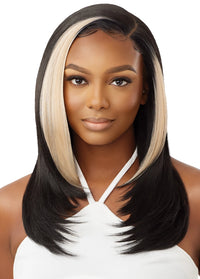 Thumbnail for Outre Synthetic Sleek Lay Part HD Transparent Lace Front Wig Etina - Elevate Styles