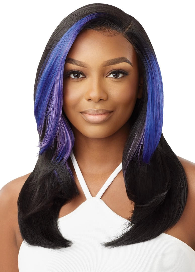 Outre Synthetic Sleek Lay Part HD Transparent Lace Front Wig Etina - Elevate Styles