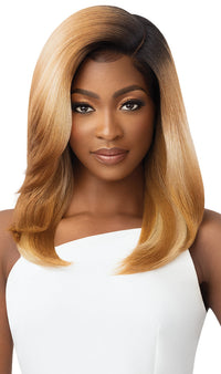 Thumbnail for Outre Synthetic Sleek Lay Part HD Transparent Lace Front Wig Vernisha 18