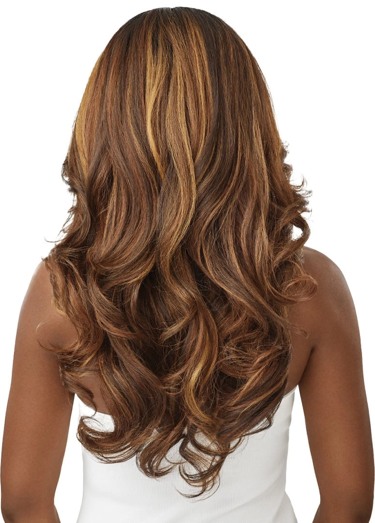 Outre HD Transparent Gluelss Lace Pre-Plucked 5" Deep Part Lace Front Wig Talha - Elevate Styles