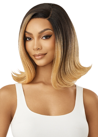 Thumbnail for Outre Synthetic Glueless HD Transparent Lace Front Wig Carmel - Elevate Styles