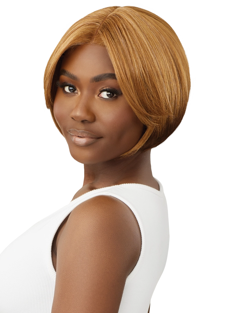 Outre Synthetic Glueless HD Transparent Lace Front Wig Gio QLGIO