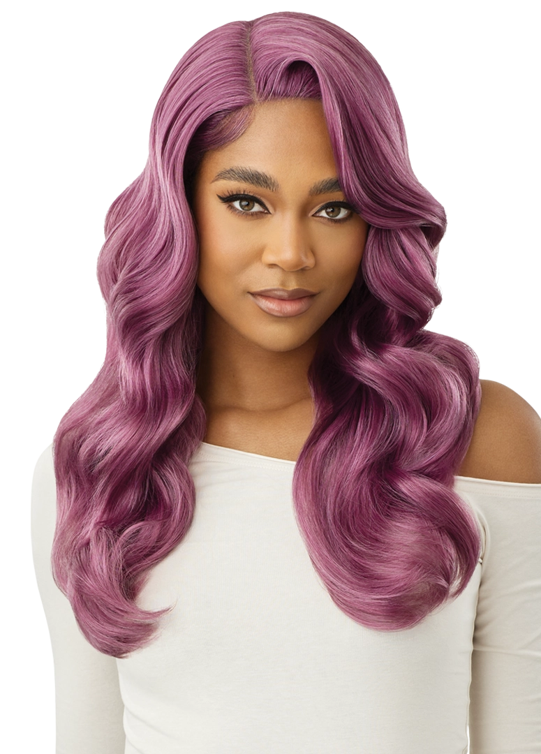 Outre Synthetic Glueless HD Transparent Lace Front Wig Kadacia QLKAD