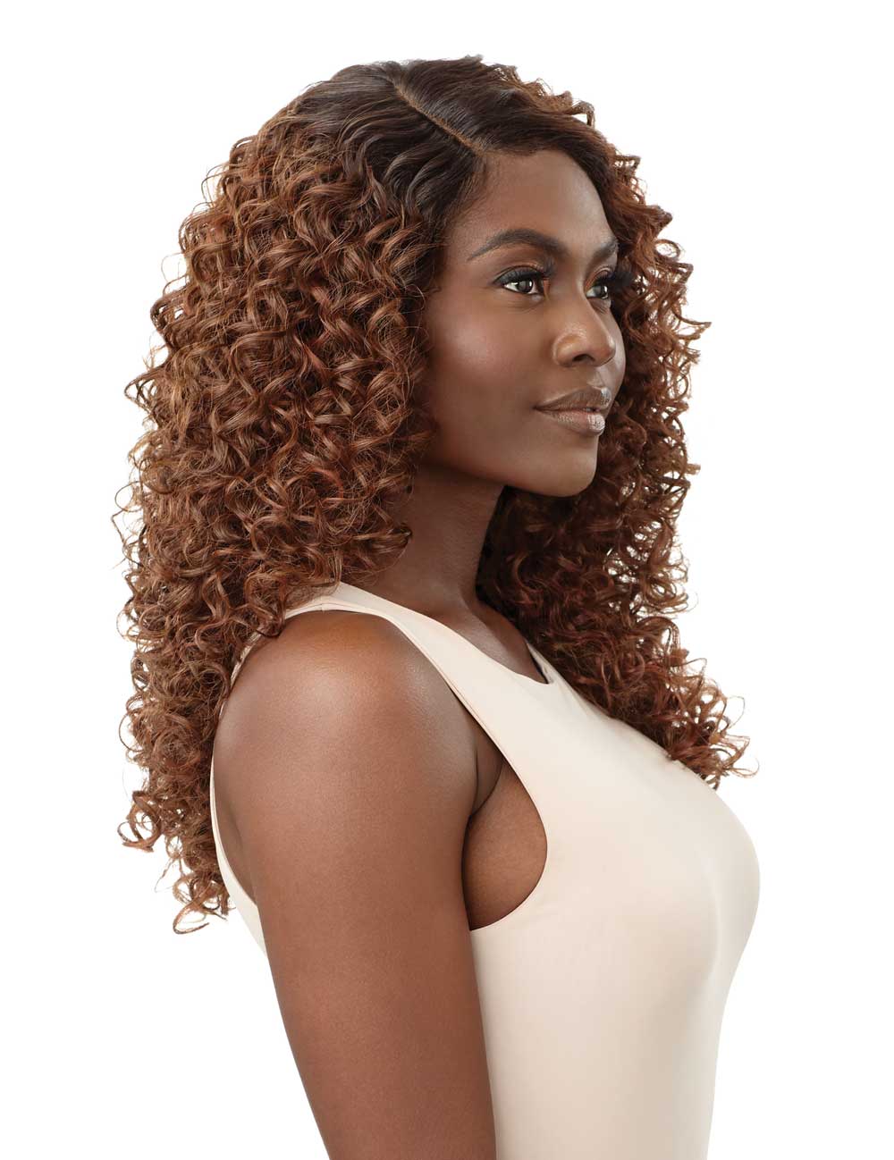 Outre Synthetic HD Transparent Lace Front Wig Kasilda - Elevate Styles