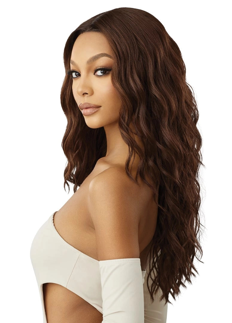 Outre Synthetic Glueless HD Transparent Lace Front Wig Lexa - Elevate Styles