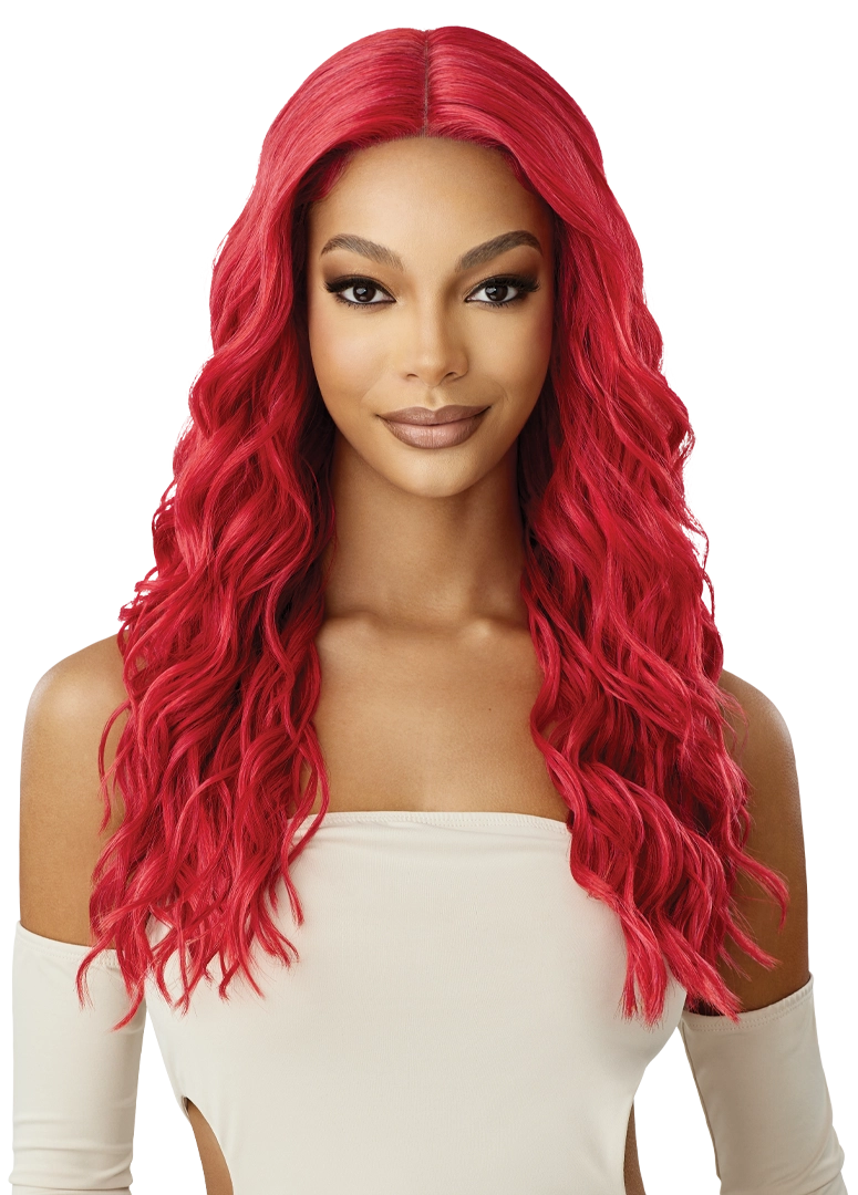 Outre Synthetic Glueless HD Transparent Lace Front Wig Lexa - Elevate Styles