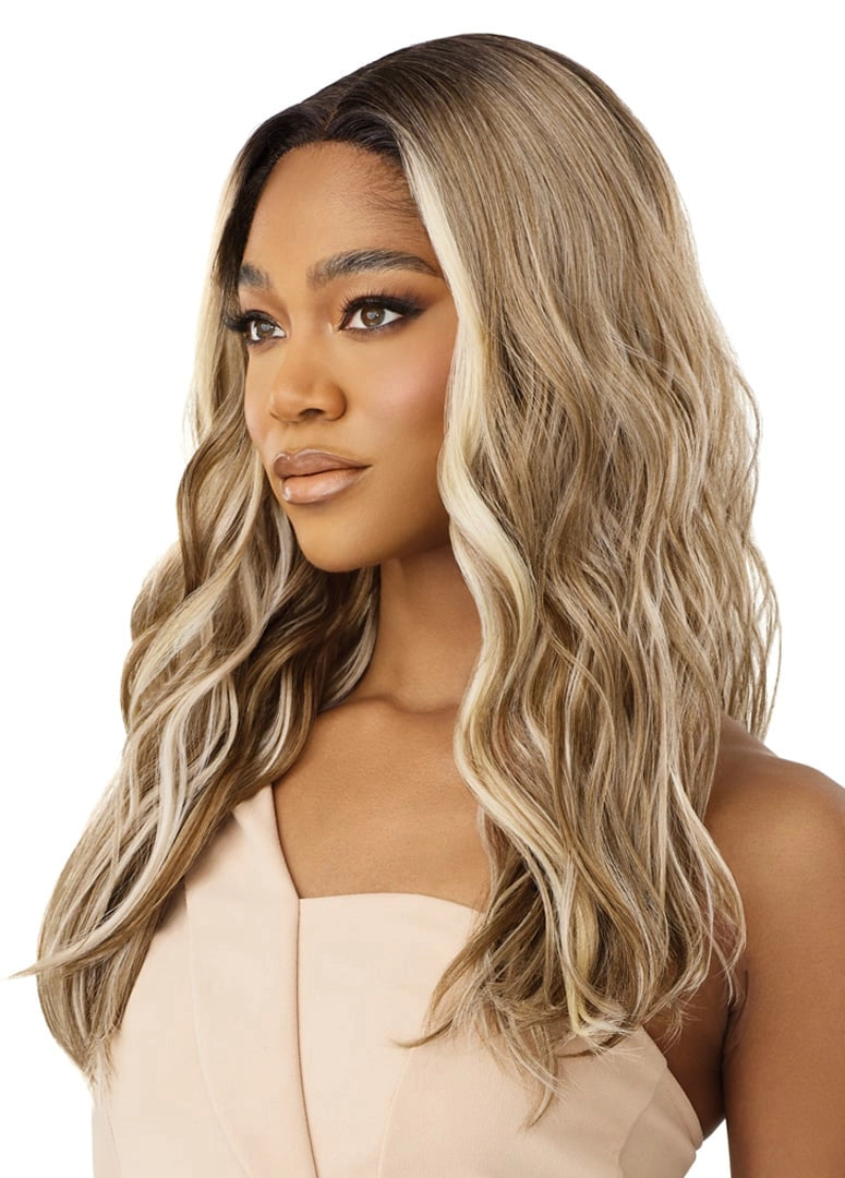 Outre HD Transparent Glueless Lace Pre-Plucked 5" Deep Part Lace Front Wig Melanie