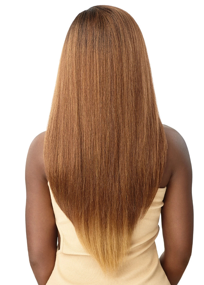 Outre HD Lace Front Wig Natural Yaki 26" - Elevate Styles