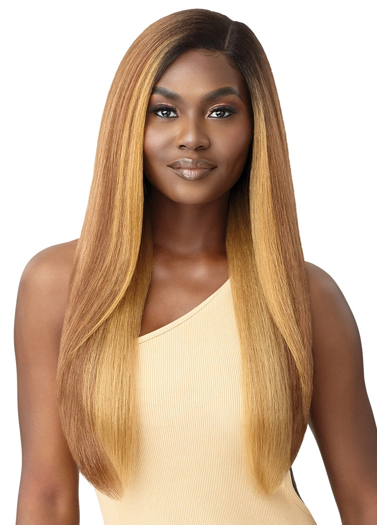 Outre HD Lace Front Wig Natural Yaki 26" - Elevate Styles