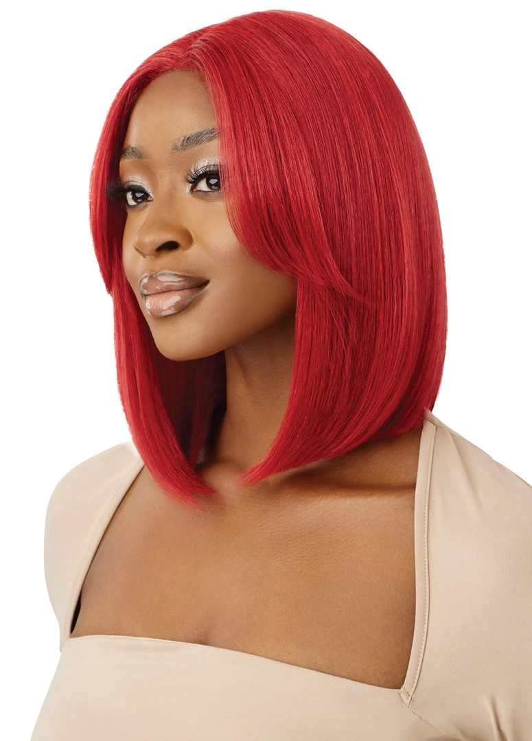 Outre Synthetic Glueless HD Transparent Lace Front Wig Nuru QLNUR ...