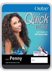 Thumbnail for Outre Synthetic Quick Weave Full Cap Wig Penny - HT - Elevate Styles