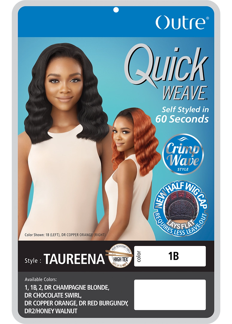 Outre Synthetic Quick Weave Half Wig Taureena-HT - Elevate Styles