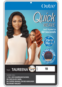 Thumbnail for Outre Synthetic Quick Weave Half Wig Taureena-HT - Elevate Styles