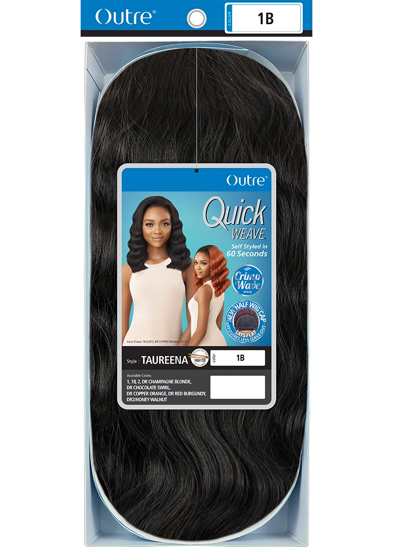 Outre Synthetic Quick Weave Half Wig Taureena-HT - Elevate Styles