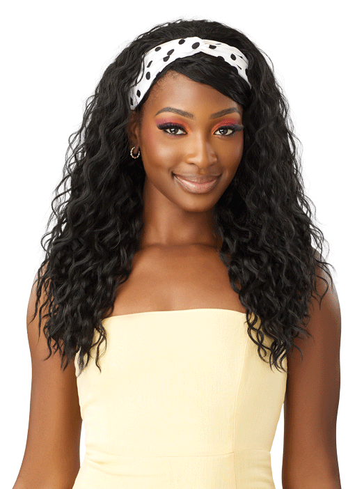 Outre Converti-Cap Deluxe Cap Wig Wet N Wavy Mermaids Kiss