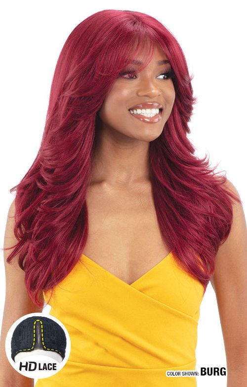 Shake N Go Freetress Equal Curtain Bang HD Lace Wig  Maven