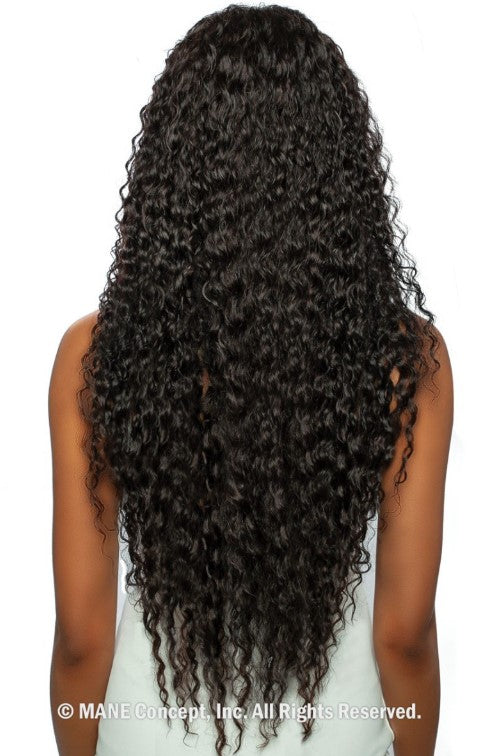 Mane Concept Trill 11A 13"x4" Ear to Ear Deep Lace Front Wig  Jerry Curl 30" TRE2168