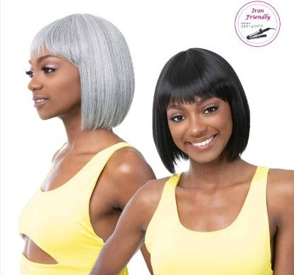 Its a Wig Premium Synthetic Wig Bob Bang 10"