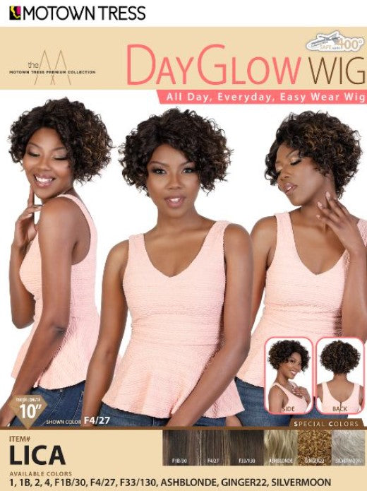 Motown Tress Premium Day Glow Wig Lica