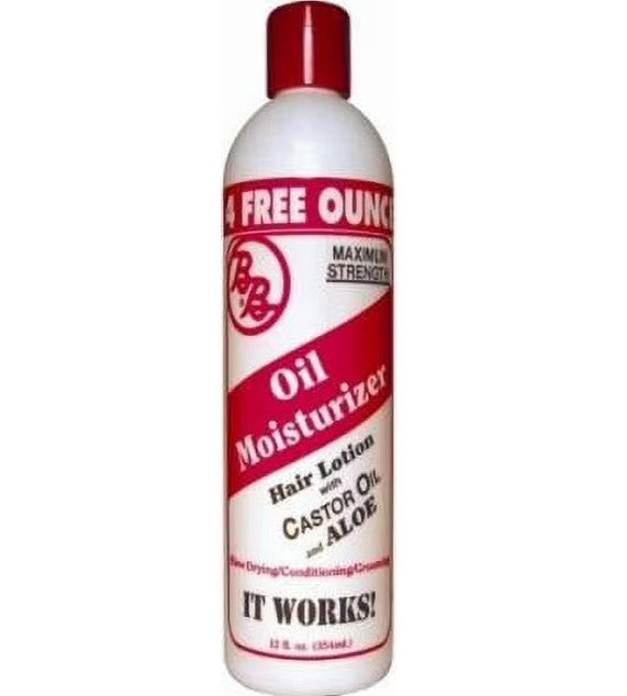 BB Oil Moisturizer Hair Lotion with Castor Oil & Aloe - 12 oz