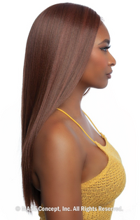 Thumbnail for Mane Concept Brown Sugar Caramel Fiesta HD Lace Front Wig Caramel 01 BSCF201