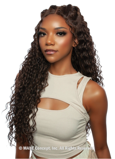 Mane Concept Brown Sugar Skin Blond Lace 9x6 Pre Cut Lace Front Wig 04 BSSB204