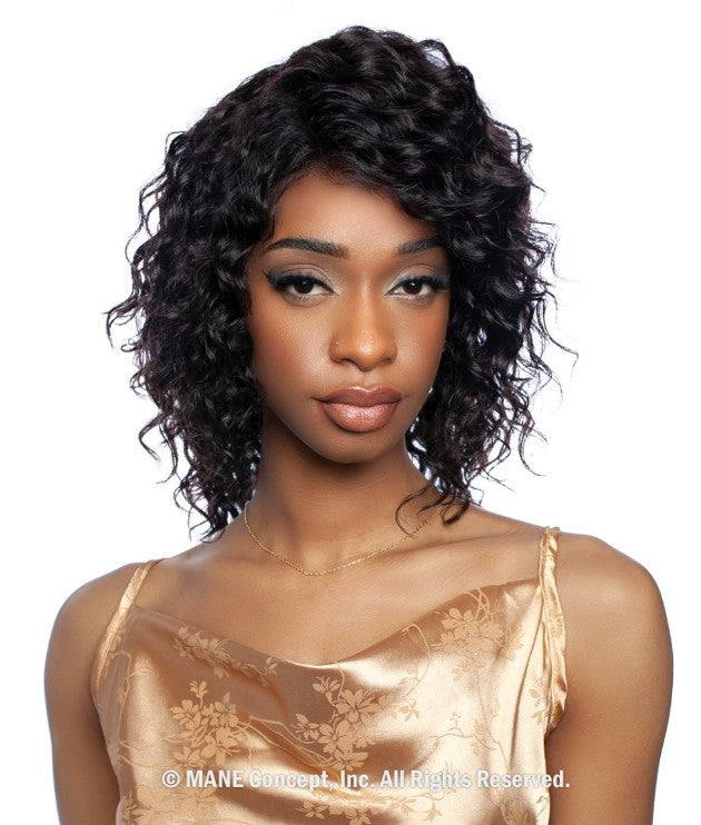 Mane Concept Trill 11A 13"x4" Ear to Ear Deep Lace Front Wig  Deep Wave 14" TRE2113