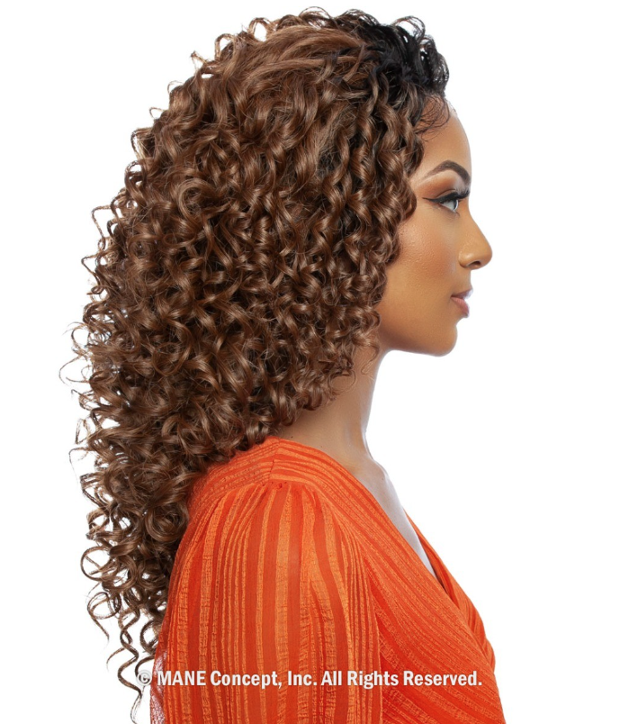 Mane Concept Red Carpet HD Whole Lace Front Wig Mane Beauty 02 Deep Wave 20 RCHD402