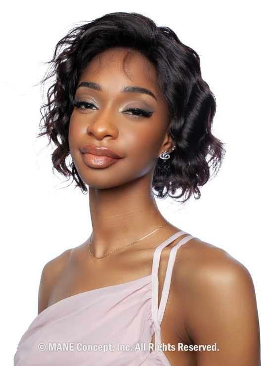 Mane Concept Trill 11A 13"x4" Ear to Ear Deep Lace Front Wig Water Wave 10" TRE2109