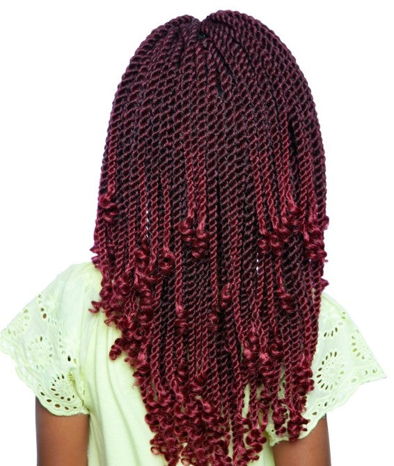 Afri Naptural Synthetic Kids Crochet Braid Kids Rock Juju Kinky Twist 10" KR08