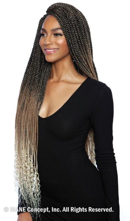 Mane Concept Afri Naptural Crochet Braid 3x Ivy Box Braid 32" BOX311