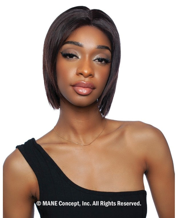 Mane Concept Trill 11A 13"x4" Ear to Ear Deep Lace Front Wig Straight Bob 10" TRE2107