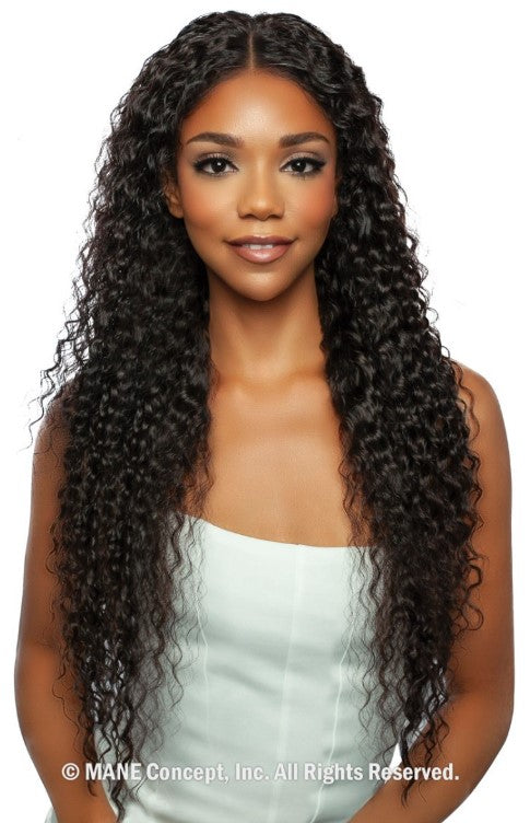 Mane Concept Trill 11A 13"x4" Ear to Ear Deep Lace Front Wig  Jerry Curl 30" TRE2168