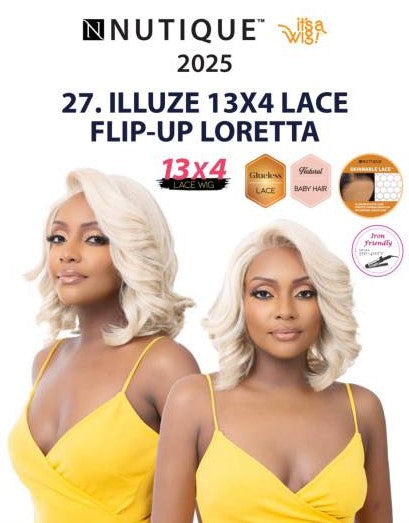 Nutique ILLUZE 13x4 Flip Up Lace Front Wig Loretta