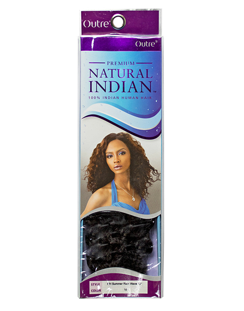 Outre Premium Natural Indian 100% Indian Human Hair Summer Rain Wave 10"-14"