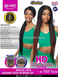 Thumbnail for Mane Concept Whole Lace Square Feed in Braid Lace Front Wig 38