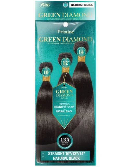 Mane Concept Pristine Green Diamond 100% Human Hair - (PGD302XXS-XXL) Straight