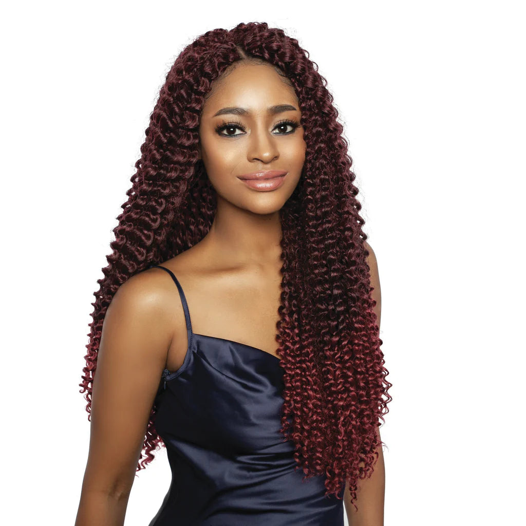 Mane Concept Afri Naptural Caribbean Crochet Braid 3x Water Wave 22" CB3P2201 - Elevate Styles