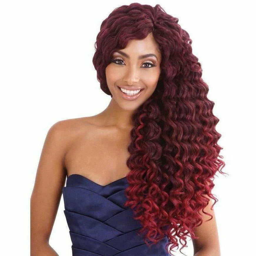 Afri Naptural Mane Concept Caribbean Bundle Crochet Braid Ripple Deep 18" CB1805