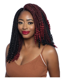 Thumbnail for Afri-Naptural Crochet Braid 2x Curly Ends Jumbo Box Braid 12