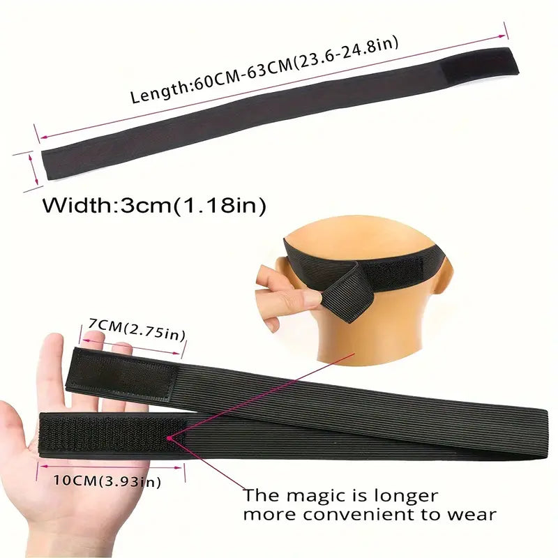 The new Lace Melting Band, Elastic band for Wigs, Wig Holding Band for Wigs Edge  Wrap to Lay Edges, wig bands for keeping wigs in place, wig headband, lace  band, wig accessories